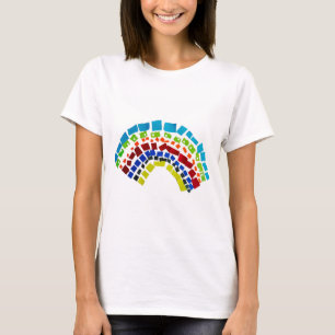 Papierregenboog T-shirt