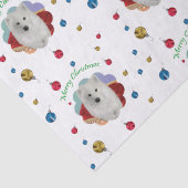 Papierrestanten van Samoyed Tissue Tissuepapier (Detail)