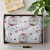 Papierrestanten van Samoyed Tissue Tissuepapier (Geschenk)
