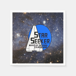 Papierruimte-luiers - Star/Galaxy met Logo Servet