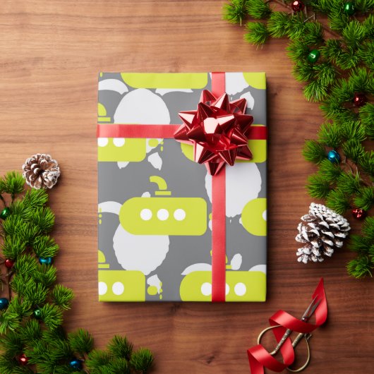 Papiers Cadeaux Sous-marins & Tortues (Cadeau de vacances)