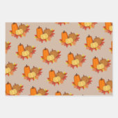 Papiers citrouilles Envelopper Papier Papier Plat  (Devant 2)