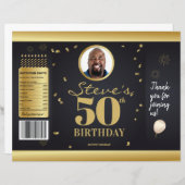 Papiers d'emballage de sacs de chips pour annivers (Devant / Derrière)