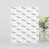 Papiers origami motif libellules (Debout devant)
