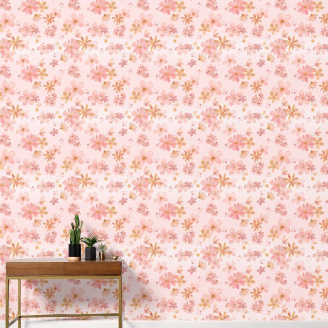 Papiers peints Fleurs douces en fleurs | Papier pe (Couloir)