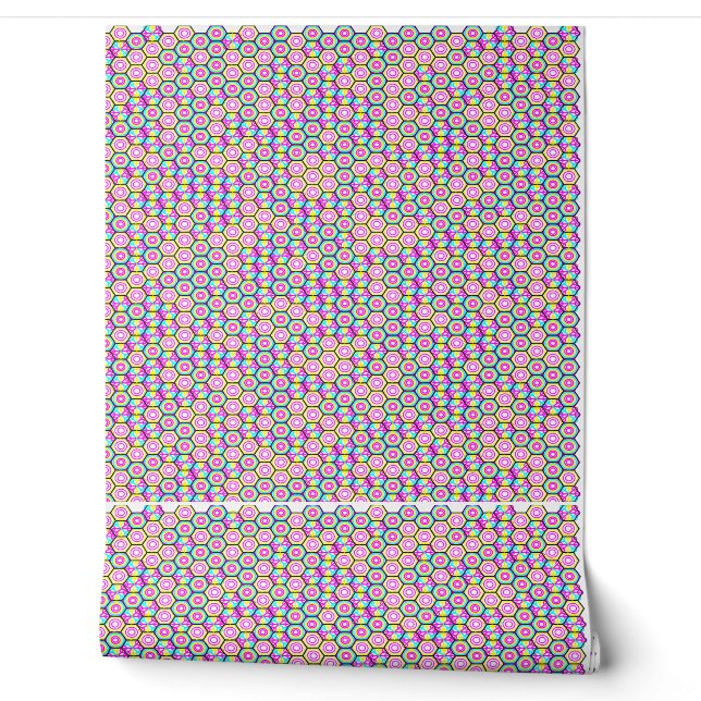 Papiers peints géométriques abstraits  (Déroulement)