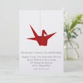 PAPIERSCHAPSINVITATIE KAART (Staand voorkant)