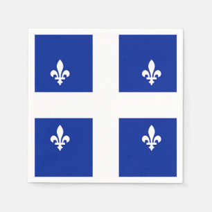 Papierservetten met vlag van Quebec Servet