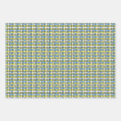 Papierset verpakken - Nieuwe witte dag op geel Inpakpapier Vel (Voorkant 2)