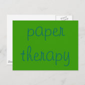 papiertherapie briefkaart (Voorkant / Achterkant)
