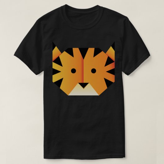 Papiertijgerkop T-shirt (Design voorkant)