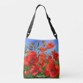 Papierveld Aangepaste aangepaste aangepaste tekstt Crossbody Tas (Achterkant)