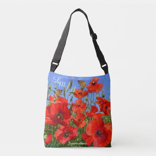 Papierveld Aangepaste aangepaste aangepaste tekstt Crossbody Tas (Voorkant)