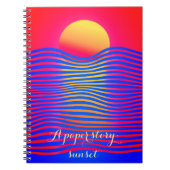 papierverhaal : zonneklaar notitieboek (Voorkant)