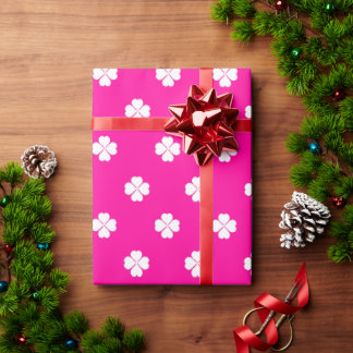 Papierverpakking met klaveraroma cadeaupapier