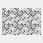 Papierverpakkingsset van 3 vellen abstracte mandal (Voorkant 3)