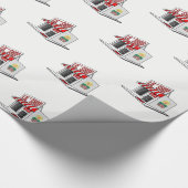 Papierverwerker voor verpakking cadeaupapier (Hoek)