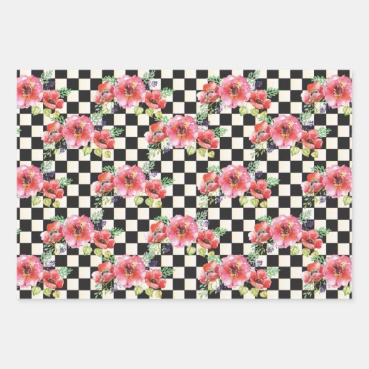 Papierverzameling papier voor whimsical-papoppy-ov inpakpapier vel (Voorkant)