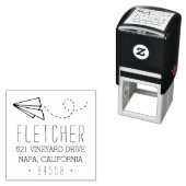 Papiervlakke retouradres  zelfinktende stempel (In situ)