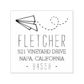 Papiervlakke retouradres  zelfinktende stempel (Design)