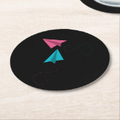 Papiervlakken Ronde Kartonnen Onderzetter (Gebogen)