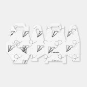 Papiervlakte die Thunder_Cove vliegt Bedankdoosjes (Uitgevouwen)