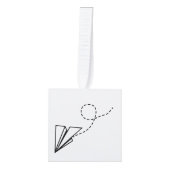 Papiervlakte die Thunder_Cove vliegt Kubus Ornament (Voorkant)