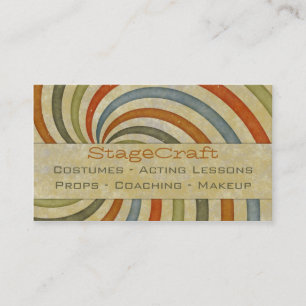 Papierwisselaarretro Visitekaartje