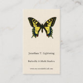 Papilio machaon - Old World Swallowtail Butterfly Visitekaartje (Voorkant)