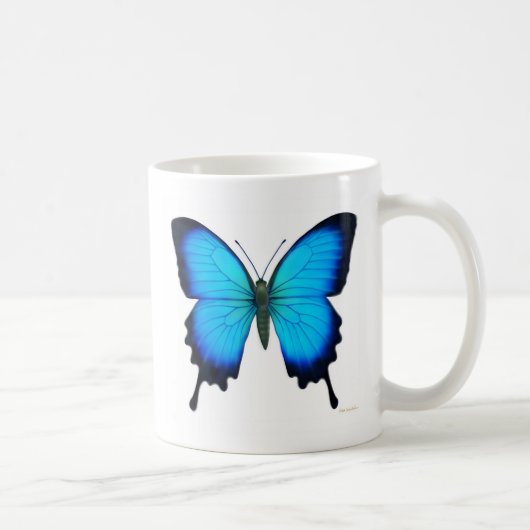 Papilio Ulysses Butterfly Mok (Rechts)
