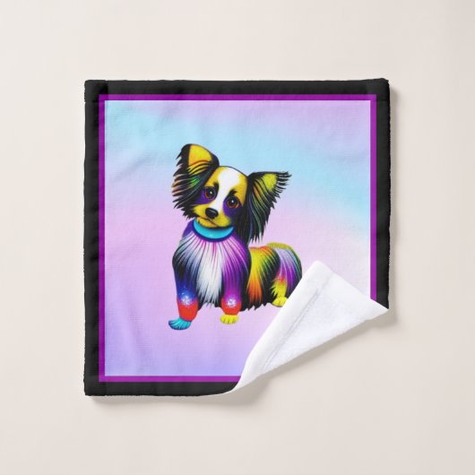 Papillion Pop Art Pastel (Gant de toilette)