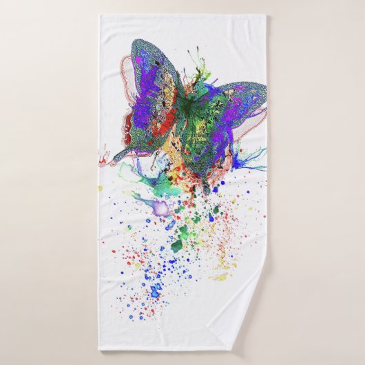 Papillon (Serviette de bain)