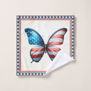 papillon 4 juillet patriotique américain