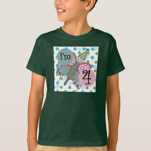 Papillon 4e anniversaire Tshirts et cadeaux (Devant)