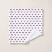 Papillon à ailes arc-en-ciel (Gant de toilette)