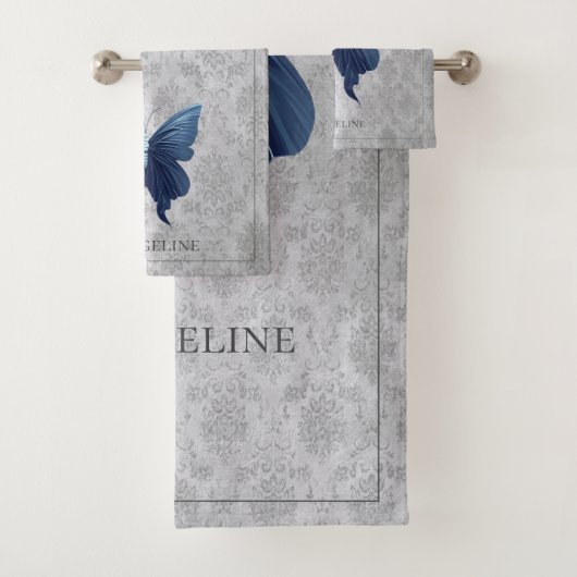 Papillon à bijoux bleu (En situation)