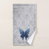 Papillon à bijoux bleu (Serviette à main)