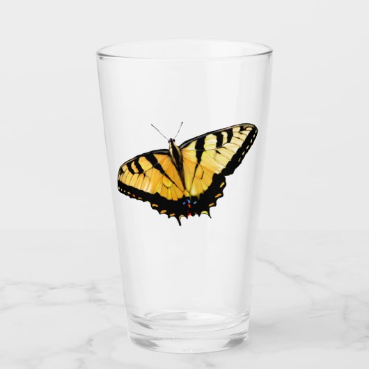 Papillon à queue épaisse de verre de 16 oz (Devant)
