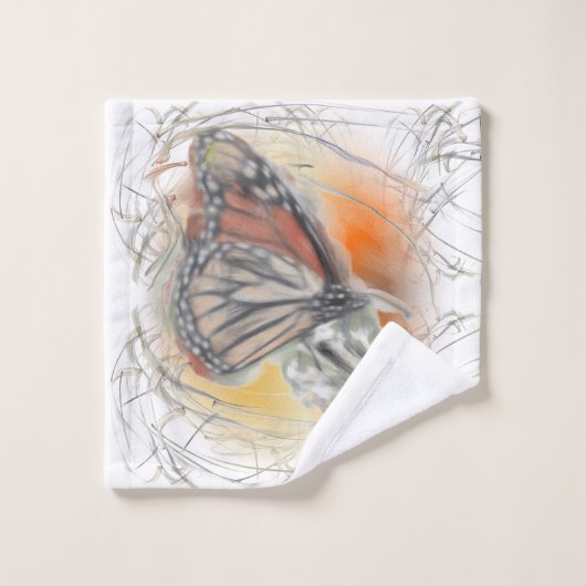 Papillon Abstrait (Gant de toilette)