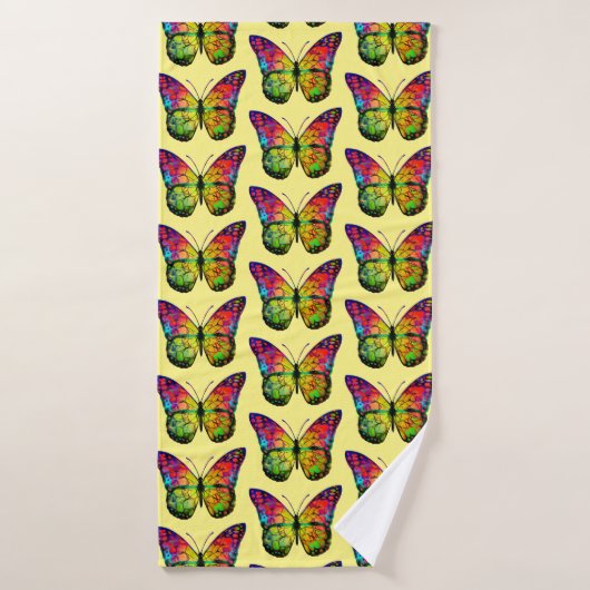PAPILLON ABSTRAIT (Serviette de bain)
