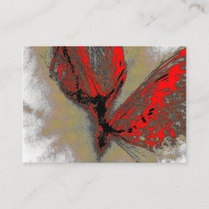 Papillon Abstrait – Carte de visite XL Signature