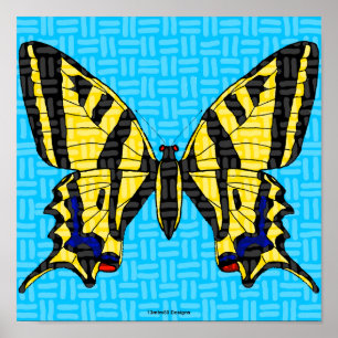 Papillon - Affiche imprimée