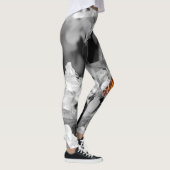 Papillon Américain Lady Sur Les Leggings Blossom (Droite)