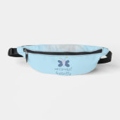 Papillon Antisocial – Sac banane Papillon Bleu (Recto)