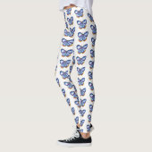Papillon Aquarelle Art Dessin Leggings uniques (Gauche)