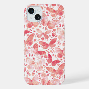 Papillon Aquarelle Rose
