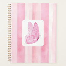 Papillon aquarelle rose – Pastel féminin doux D