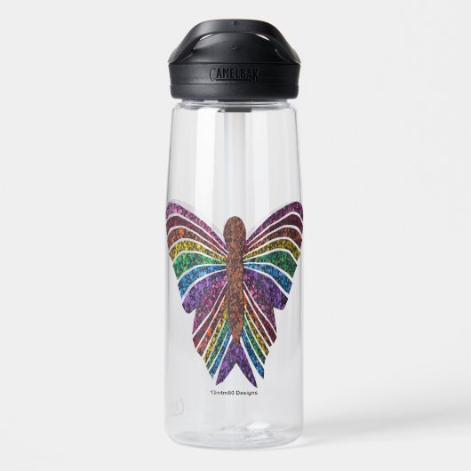 Papillon arc-en-ciel - Bouteille d'eau CamelBak (2 (Arrière)