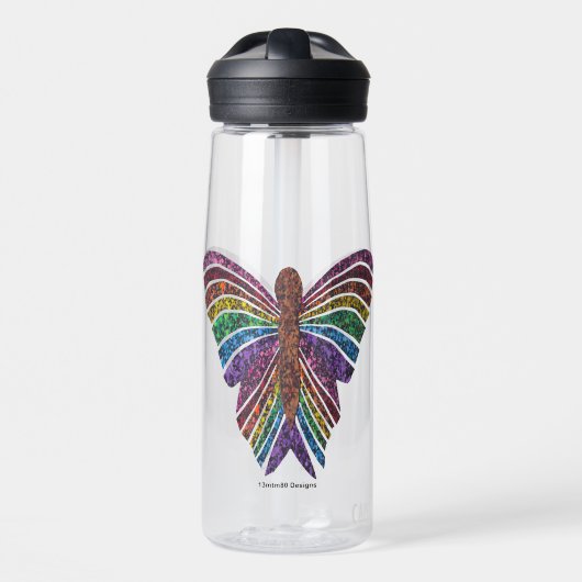 Papillon arc-en-ciel - Bouteille d'eau CamelBak (2 (Avant)