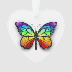 Papillon arc-en-ciel monarque